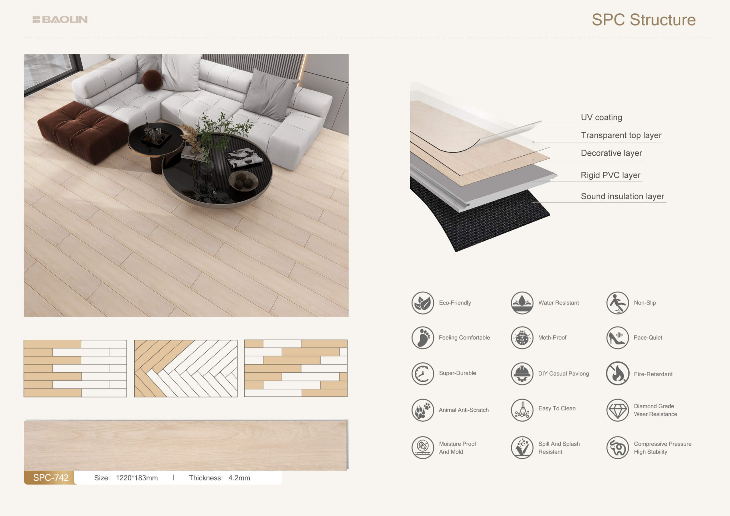 click lock vinyl tile