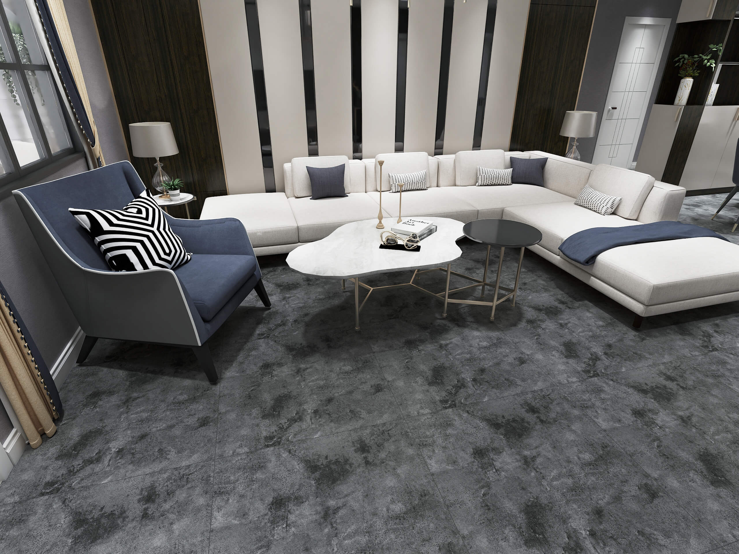 peel & stick vinyl tile