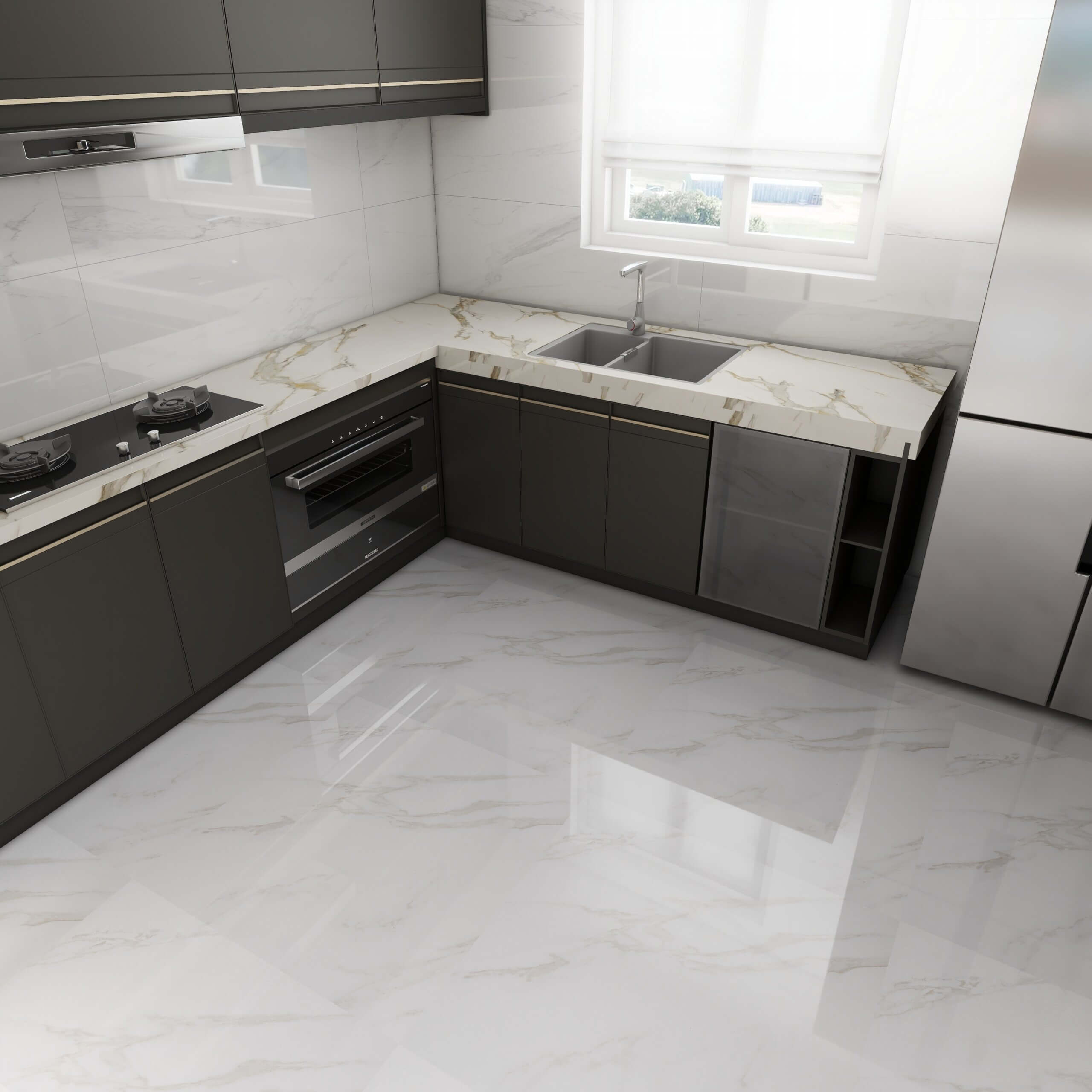 marble peel and stick floor tiles