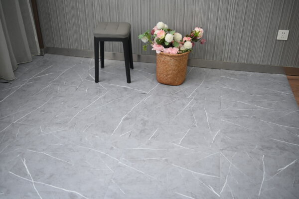 peel and stick marble flooring